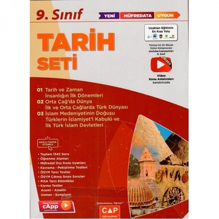 ÇAP YAYINLARI 9. SINIF ANADOLU TARİH SETİ