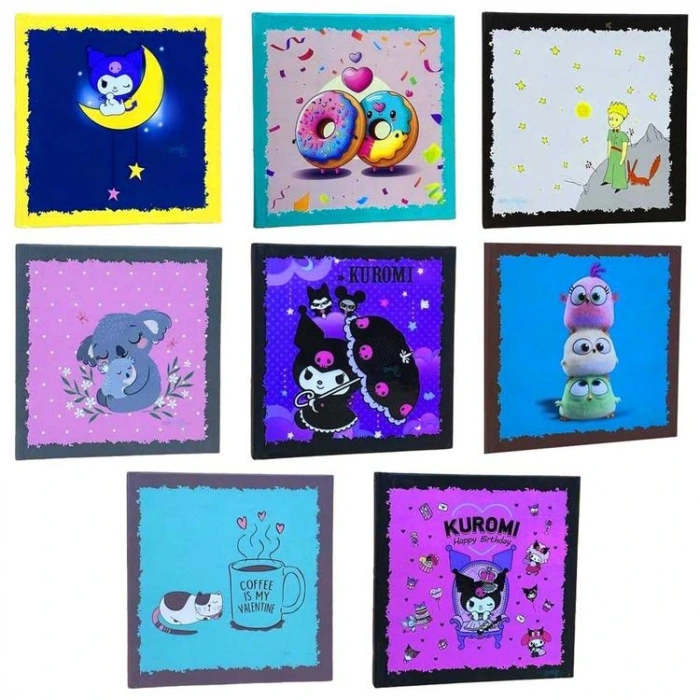 COOL SERT KAPAK DESENLİ  NOT DEFTERİ  70gr. 100 YP. ÇİZGİLİ -  99/2447