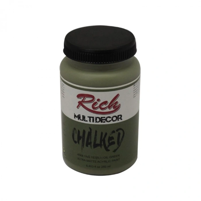 RİCH MDC-250-4568 MULTİ DECOR CHALKED 250 CC YAĞ YEŞİLİ
