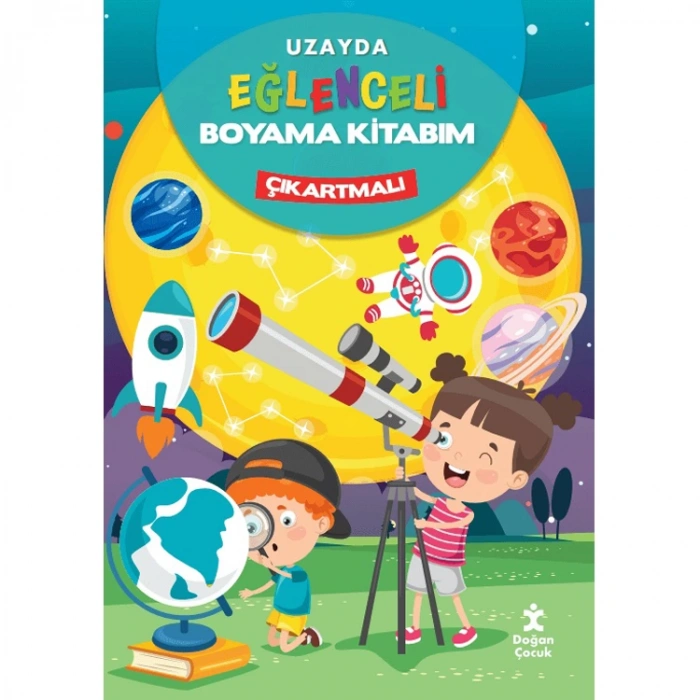 UZAYDA EĞLENCELİ BOYAMA KİTABIM