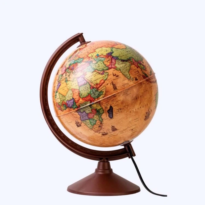 GÜRBÜZ 20 CM ANTİK KÜRE IŞIKLI