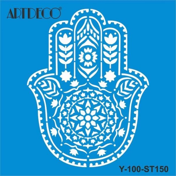 ARTDECO STENCİL 30X30CM EL 150
