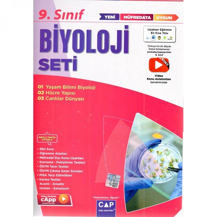 ÇAP YAYINLARI 9. SINIF ANADOLU BİYOLOJİ SETİ
