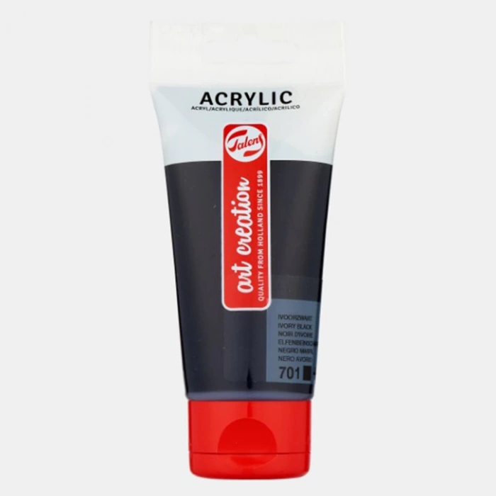 TALENS ART CREATION 75 ML AKRİLİK BOYA 701 IVORY BLACK  RT3511701M