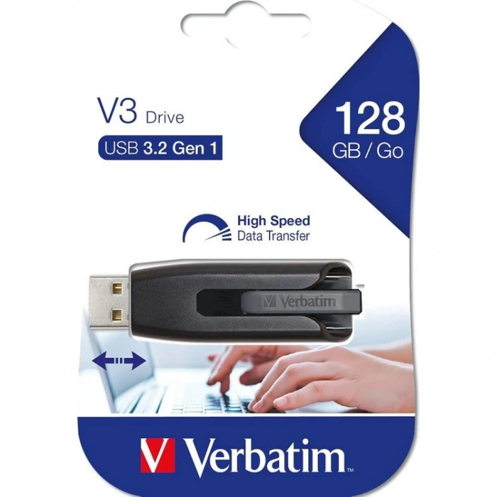 VERBATİM 49189 128 GB 3.2 USB V3 FLASH BELLEK