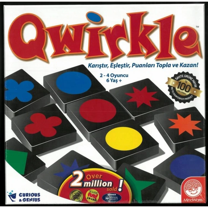 BAL 32016 MINDWARE QWİRKLE STRATEJİ AKIL KUTU OYUNU  6+
