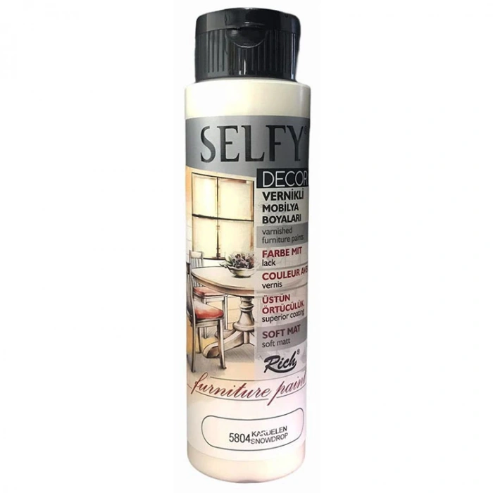 RİCH SLF-500-5804 SELFY DECOR VERNİKLİ AKRİLİK BOYA 500cc.KARDELEN