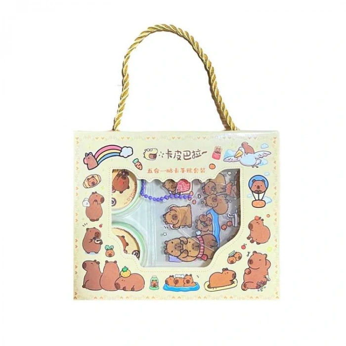 BAM YF-8848 SAPLI ÇANTALI ÇİZGİ KARAKTERLER STİCKER SETİ - TEKLİ