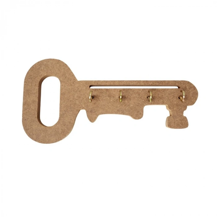 TEKNOPOİNT AHŞAP HOBİ ANAHTARLIK (ANAHTAR ŞEKİLLİ)