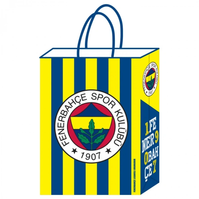 KİKA JOY 533196  FENERBAHÇE HEDİYELİK KAĞIT ÇANTA 18x24cm