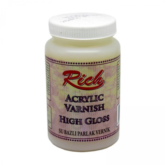 RİCH HGV-250-2520 HIGH GLOSS SUBAZLI PARLAK VERNİK 250 CC
