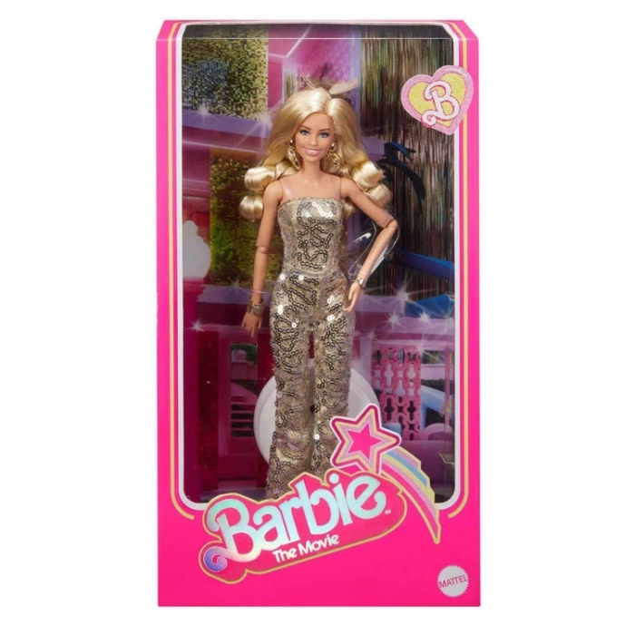 MATTEL MTL-HPJ99 BARBIE FİLMİ - BARBIE GOLD TULUMLU  BEBEK