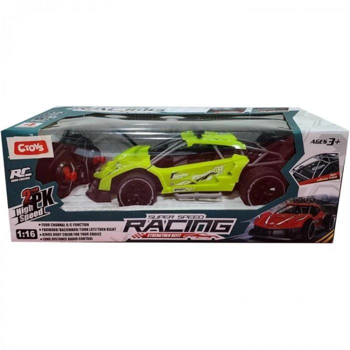CTOY-797-36 1:16 SARJLI UZAKTAN KUMANDALI YARIŞ ARABASI