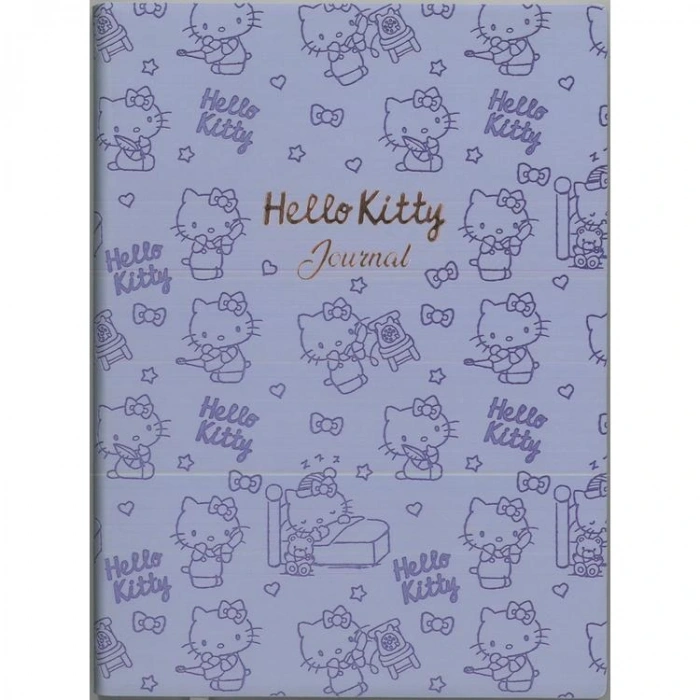 VICTORIAS JOURNALS 524-1936 HELLO KITTY SMYTH FLEXY ESNEK VEGAN DERİ KAPAKLI 13X18 80 GR. 80 YAPRAK ÇİZGİLİ DEFTER