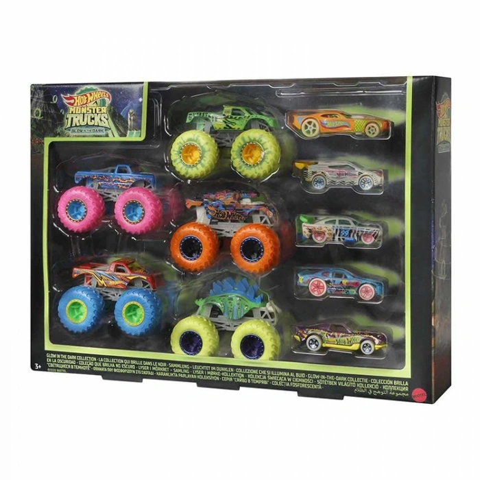 HOT WHEELS HCB57 MONSTER TRUCKS KARANLIKTA PARLAYAN ARAÇLAR