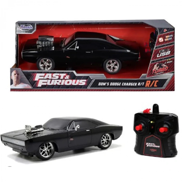 SİMBA 253206004 FAST & FURIOUS DOMS 1970 DODGE CHARGER 1:16