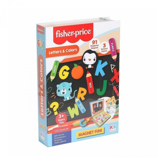KS GAMES FISHER-PRICE FB13410 BABY PUZZLE LETTERS & COLORS  3+