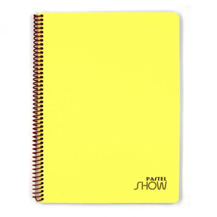 KESKİN PASTEL SHOW PP KAPAK SPİRALLİ DEFTER A4 96 YP. KARELİ  324432-99