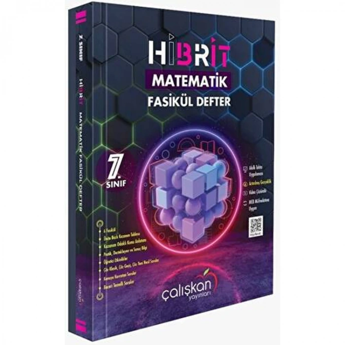 ÇALIŞKAN YAY. 7.SINIF HİBRİT MATEMATİK FASİKÜL DEFTER