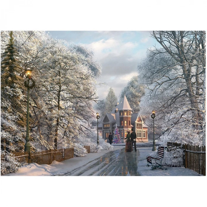 KESKİN 68x48 1000 PARÇA PUZZLE/YAPBOZ BİR KIŞ GÜNÜ