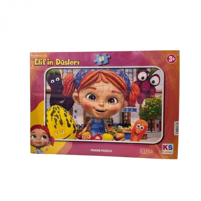 KS GAMES 704 ELİFİN DÜŞLERİ FRAME YAPBOZ/PUZZLE 24 PARÇA  3+