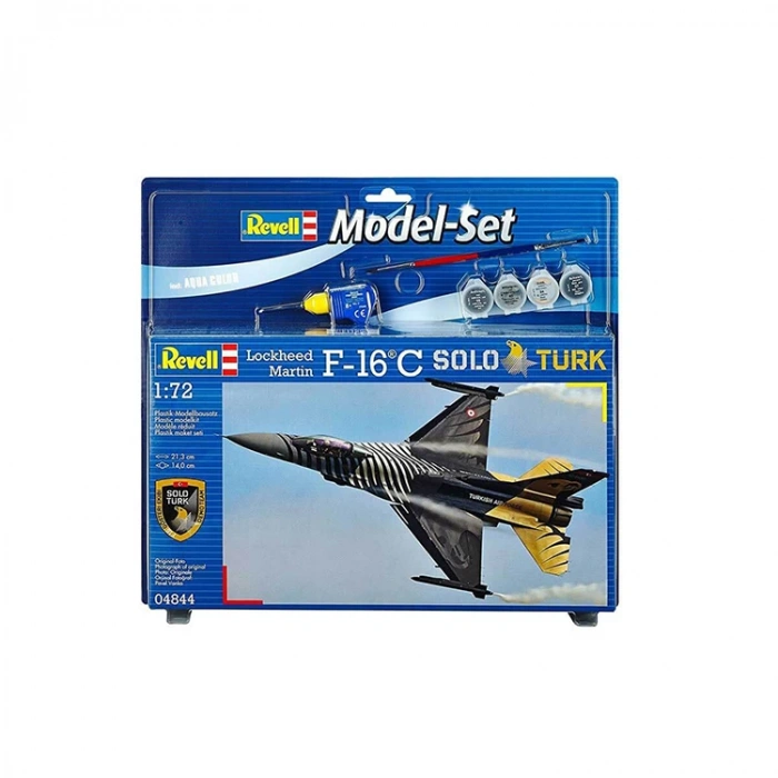 REVELL 04844 1:72  F-16 C SOLO TÜRK MAKET SETİ