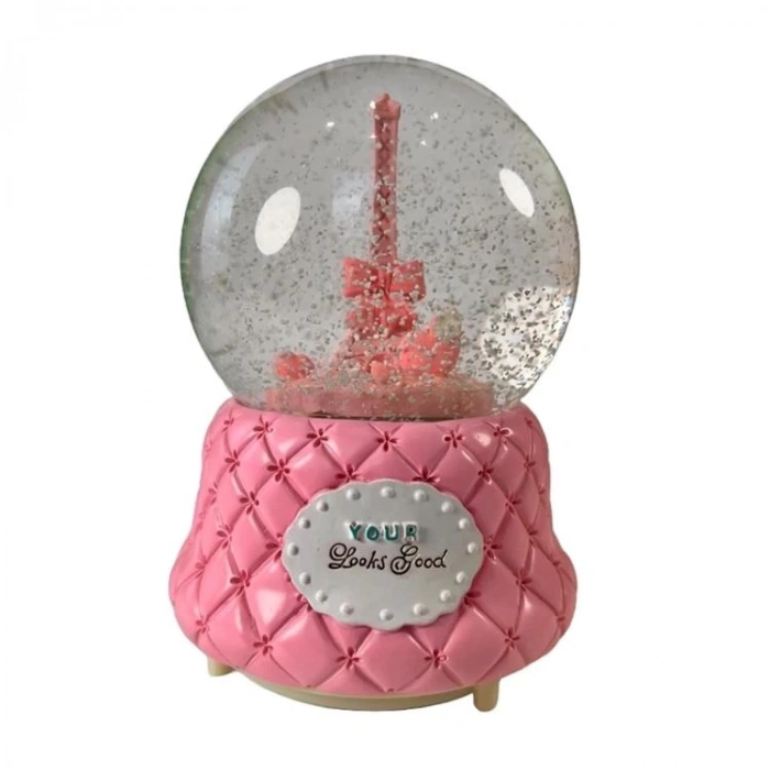 CEREN HDY0174 ORTA BOY HEDİYELİK MÜZİKLİ IŞIKLI KAR ATAN KAR KÜRESİ (PİLLİ) YOUR LOOKS GOOD