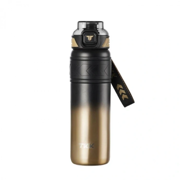 VAGONLİFE T2025 TKK PİPETLİ / PİPETSİZ KULLANIM ÇELİK TERMOS 900ML ALTIN (GOLDEN)