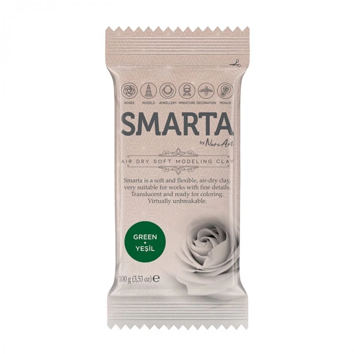 SMARTA MODELLEME KİL HAMURU 100 GR NO:08 YEŞİL (GREEN)