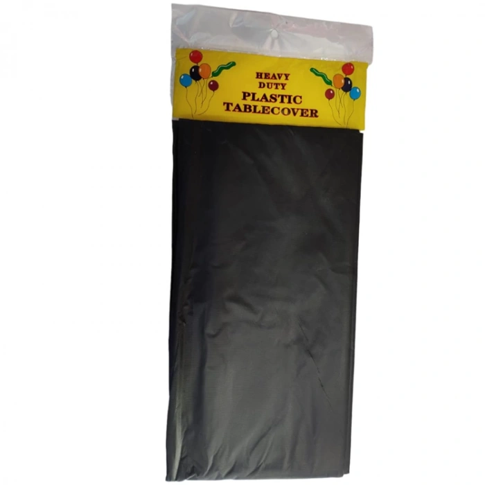 PARTY MARTY NEDİ-10782BL PLASTİK MASA ÖRTÜSÜ 137x274cm SİYAH