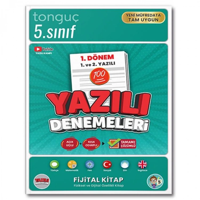 TONGUÇ 5. SINIF 1.DÖNEM YAZILI DENEMELERİ 1. VE 2. YAZILI