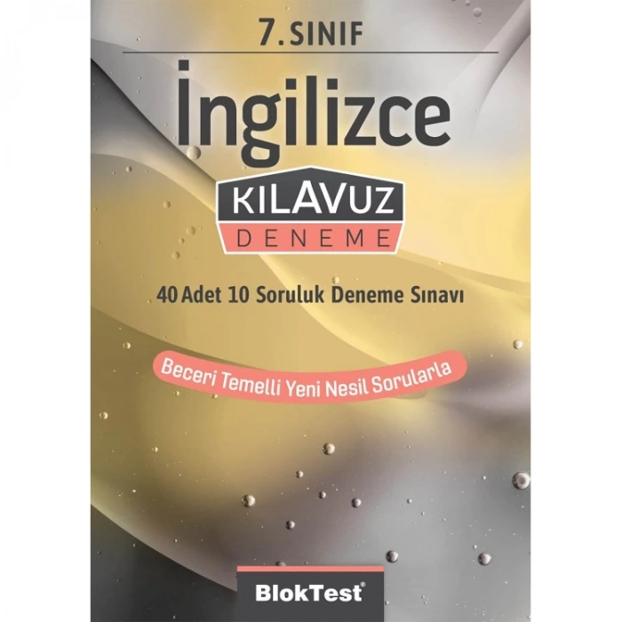 BLOKTEST 7.SINIF İNGİLİZCE KILAVUZ DENEME