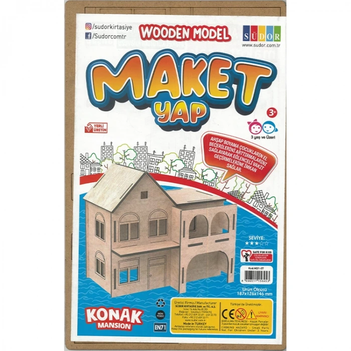 SÜDOR MD1-07 AHŞAP MAKET KONAK