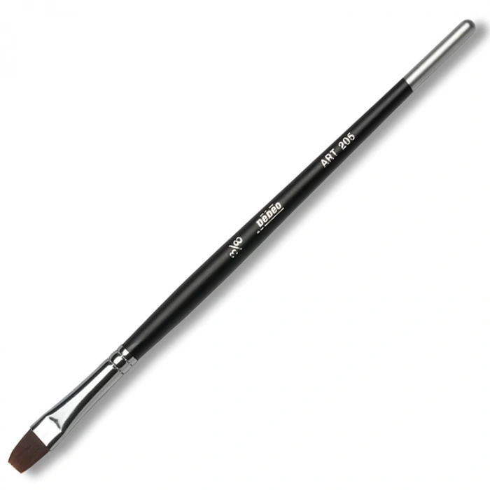 PEBEO 205 DÜZ KESİK SAP YAĞLI AKRİLİK FIRÇA NO:3/8