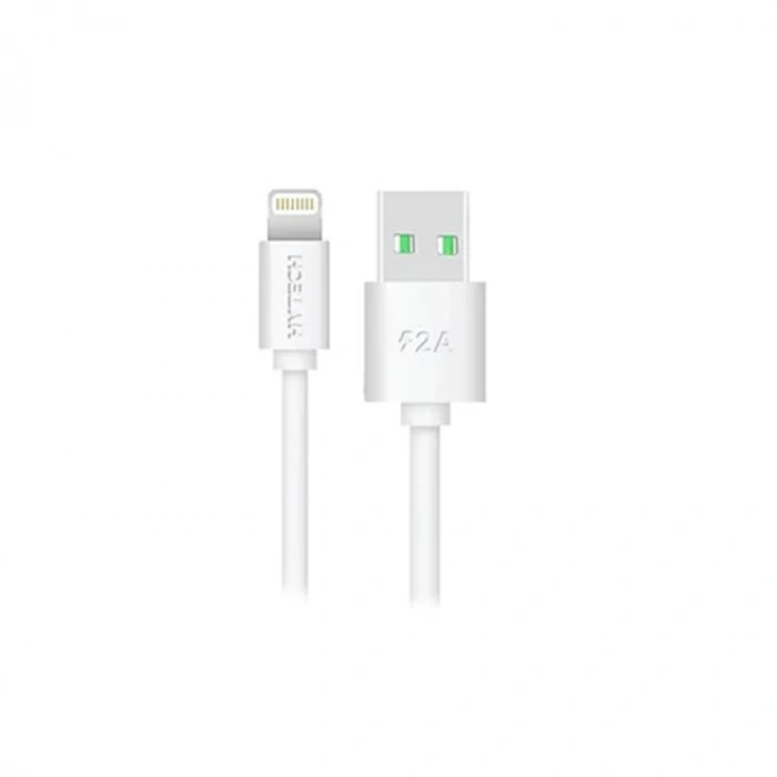 HYTECH HY-X93 1m 2A iPHONE LIGHTNING BEYAZ ŞARJ KABLOSU