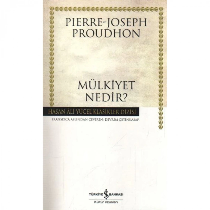 MÜLKİYET NEDİR -  HASAN ALİ YÜCEL KLASİKLERİ