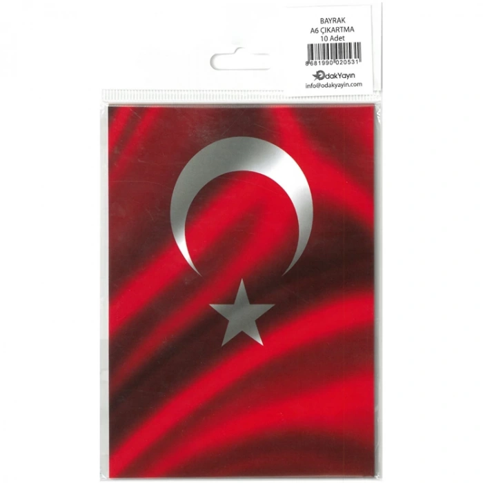 ODAK 777-039 A6 BAYRAK STICKER 10LU