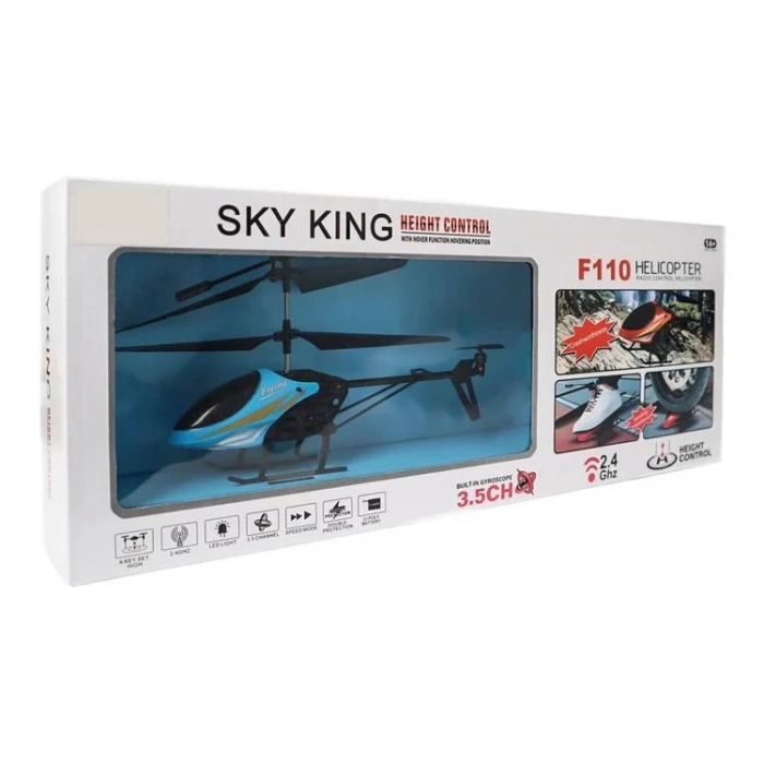 PASİFİK F110 ŞARJLI UZAKTAN KUMANDALI IŞIKLI HELİKOPTER