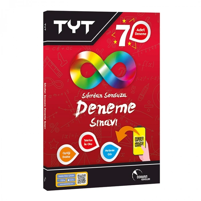 DOKTRİN TYT SIFIRDAN SONSUZA 7Lİ DENEME SINAVI (OPTİK OKUMALI VE VİDEO ÇÖZÜMLÜ)