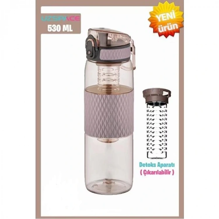 UZSPACE MATARA TRITAN 5060 DETOKS BÖLMELİ 530 ML OAK GREY
