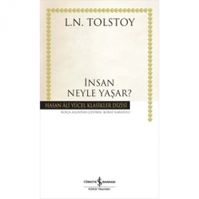 İNSAN NEYLE YAŞAR (K.KAPAK)