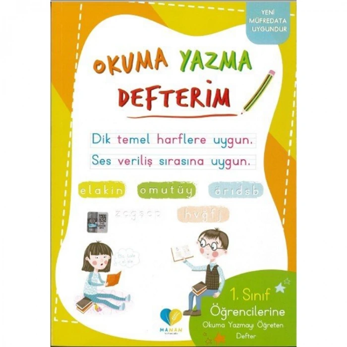 MANAN 1. SINIF OKUMA YAZMA DEFTERİM