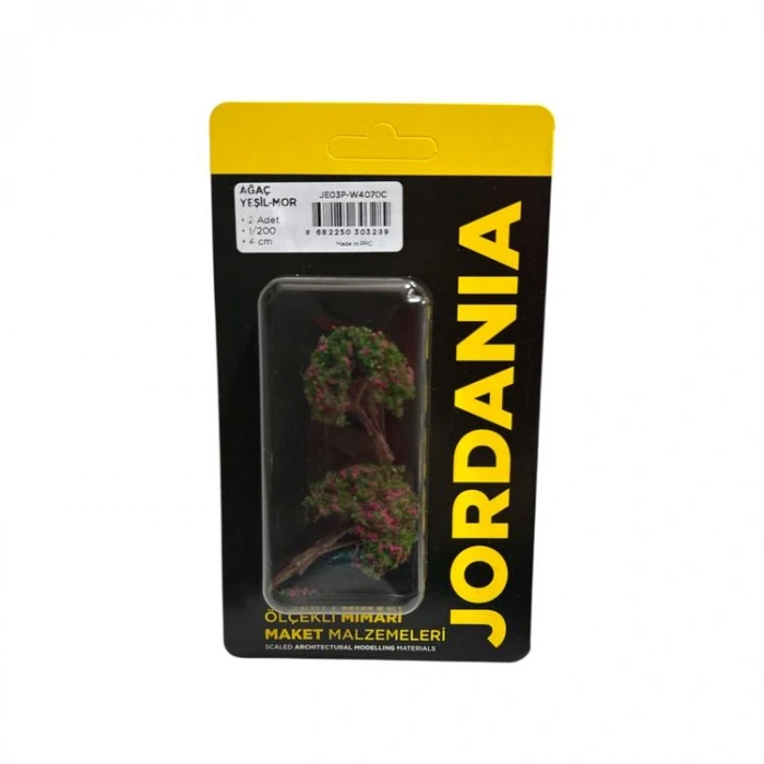 JORDANIA MAKET JE03P-W4070C AĞAÇ YEŞİL - MOR 1/200 4cm.