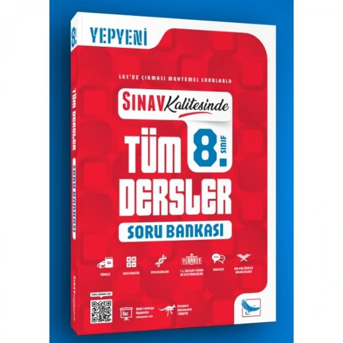 SINAV 8. SINIF TÜM DERSLER SORU BANKASI
