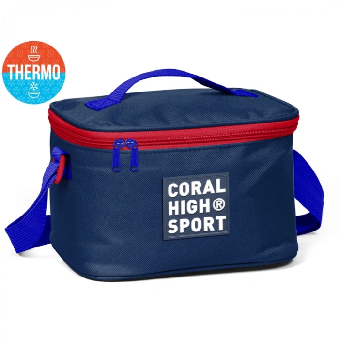 CORAL HIGH 22815 SPORT LACİVERT KIRMIZI THERMO  BESLENME ÇANTASI