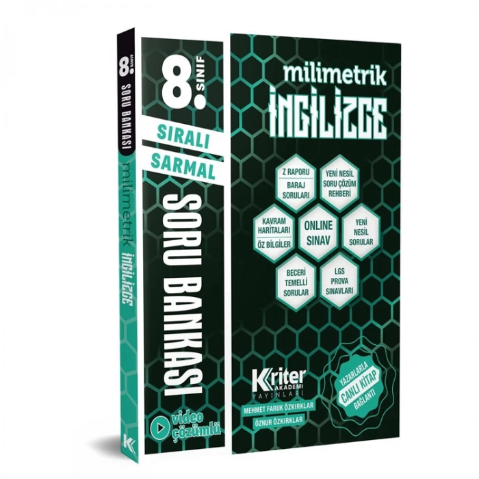 KRİTER AKADEMİ 8.SINIF İNGİLİZCE SORU BANKASI
