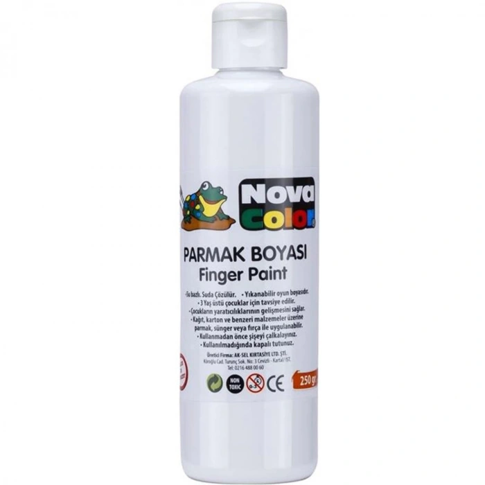 NOVA COLOR NC-446 PARMAK BOYASI 250 GR BEYAZ