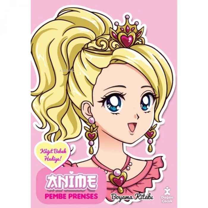 ANİME PEMBE PRENSES BOYAMA KİTABI