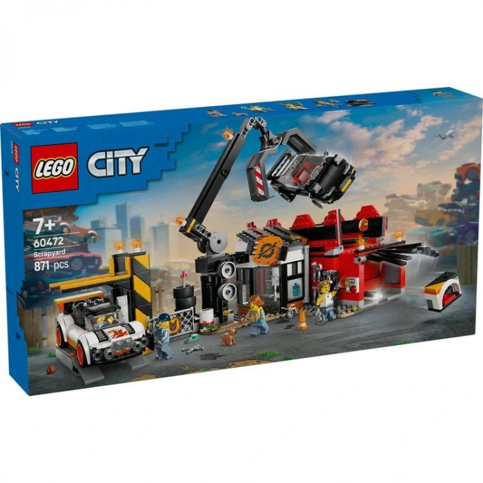 LEGO CITY 60472 HURDALIK VE ARABALAR 871 PARÇA  7+