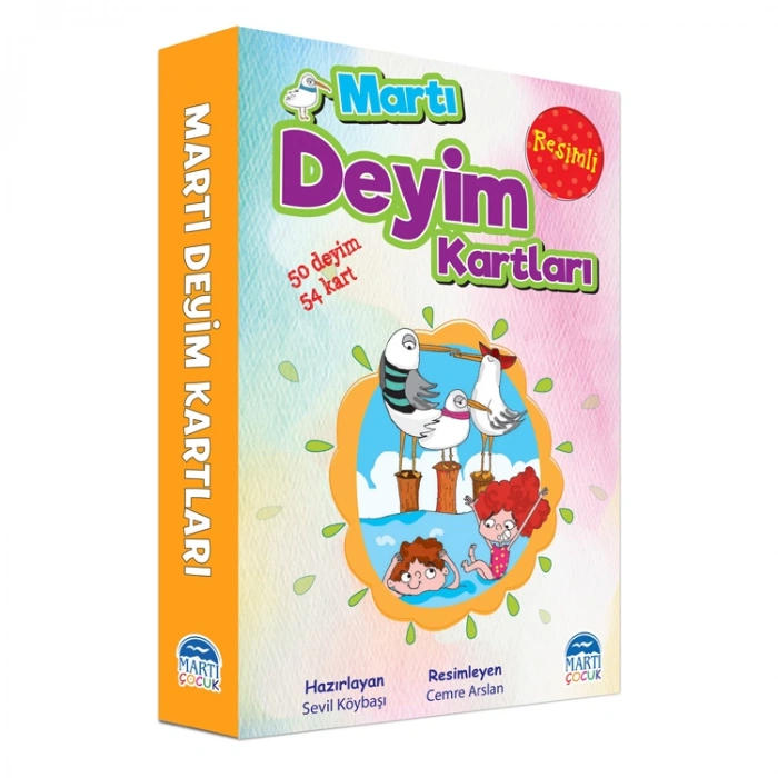 MARTI YAY RESİMLİ DEYİM KARTLARI 50 DEYİM 54 KART